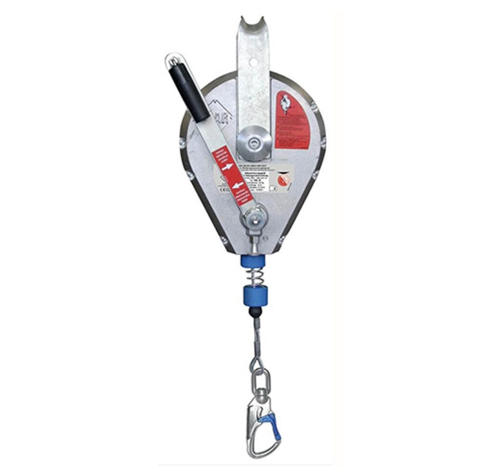 Fall Recovery System Retractable Fall Arrester with Recovery Mechanism - HRA18 - Kaya Safety ...